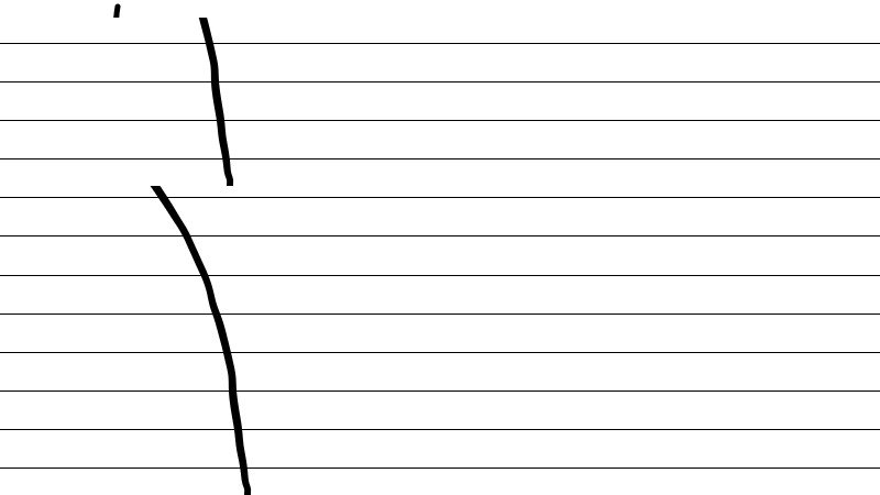 Vorschau: Liniertes Papier Standard 9 mm zum Ausdrucken